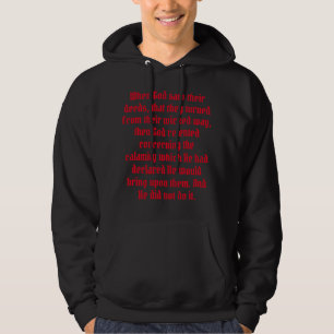 Jona 3:10 Wend u af van de goddeloze wegen Hoodie