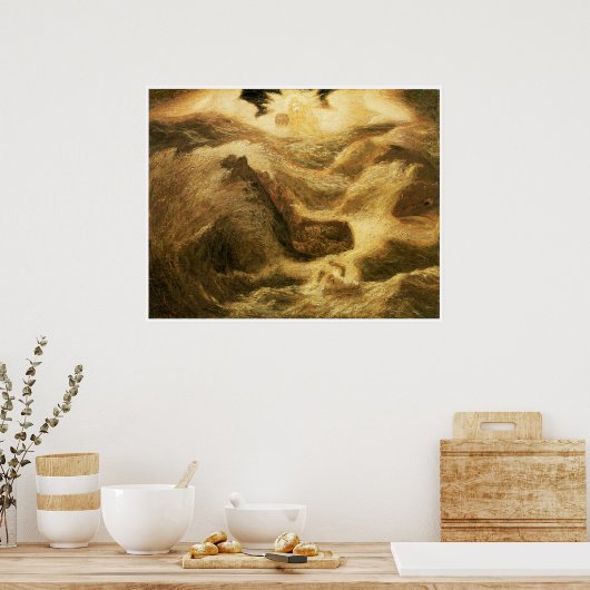 Jonah, 1885, Albert Pinkham Ryder Poster (Keuken)