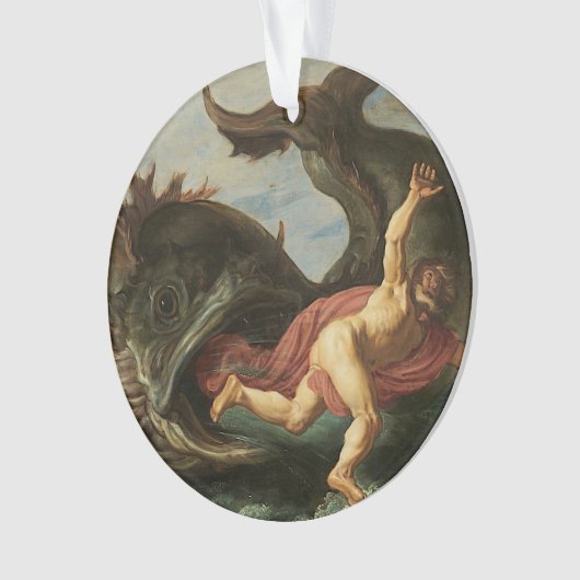 "Jonah and the Whale" aangepaste versiering Ornament (voorkant)
