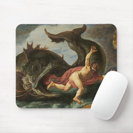 "Jonah and the Whale"-mousepad Muismat (Met muis)