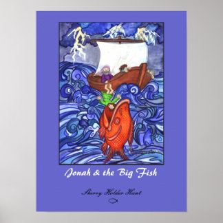 Jonah & Big Fish Print