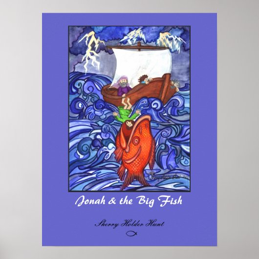 Jonah & Big Fish Print (Voorkant)