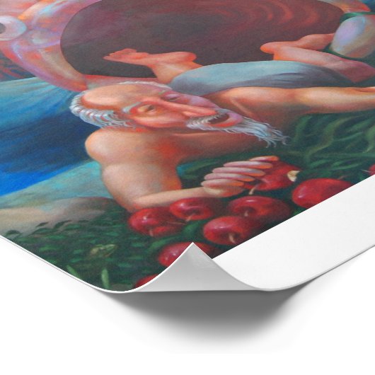 Jonah - De aankomst van Jonah in Nineveh Poster (Hoek)