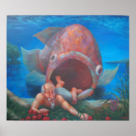 Jonah - De aankomst van Jonah in Nineveh Poster