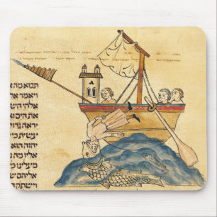 Jonah Eaten van de walvis Muismat