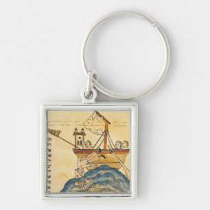 Jonah Eaten van de walvis Sleutelhanger