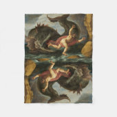 Jonah en de walvis fleece deken (Voorkant)