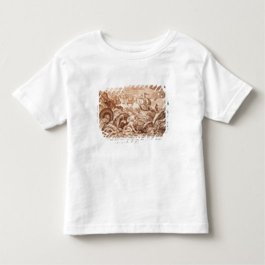 Jonah en de walvis, illustratie uit een Bijbel, en Kinder Shirts (Voorkant)