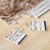 Jonah en de walvis, illustratie uit een Bijbel, en Legpuzzel (Zijkant)