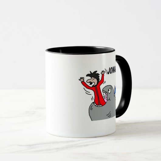 Jonah en de walvis Mok (Voorkant rechts)