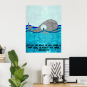 Jonah en de walvis poster (Thuiskantoor)