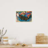 Jonah en de walvis poster (Keuken)