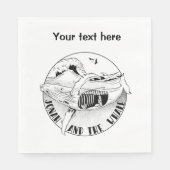 Jonah en de walvis servet (Voorkant)