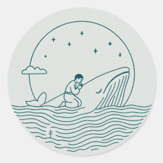 Jonah en de Walvis Sticker