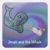 Jonah en de walvis Stickers (Voorkant)