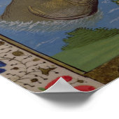 Jonah en de walvis uit de Bijbel van Jean XXII Poster (Hoek)