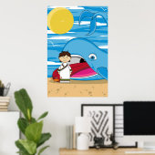 Jonah en het walvis-Poster Poster (Thuiskantoor)