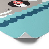 Jonah en het walvisachtige Poster Bijbelverhaal Ch (Hoek)