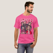Jonas Brother Retro Collage T-shirt (Voorkant volledig)