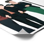 Jonas Brothers Portret Poster (Hoek)