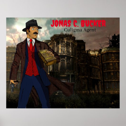 Jonas C. Bucker over het Poster van Culigma-agent (Voorkant)