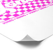 Jonas Checkered Voornaam Ik hou van Jonas Hearts 8 Poster (Hoek)