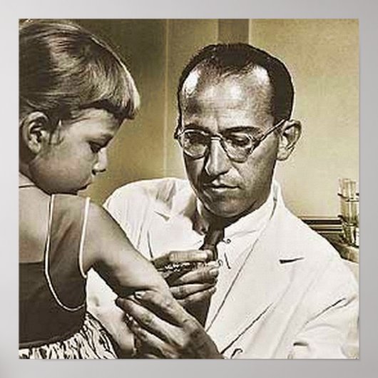Jonas E. Salk, M.D. Poster (Voorkant)