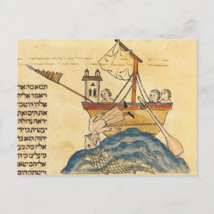 Jonas Eaten door de Walvis Briefkaart