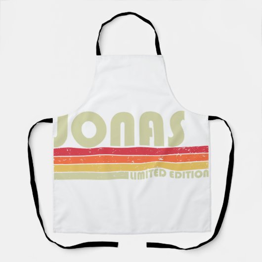 JONAS Gift Name Personalized Funny Retro B Schort (Voorkant)