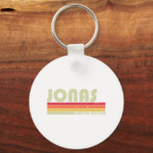 JONAS Gift Name Personalized Funny Retro B Sleutelhanger (Voorkant)