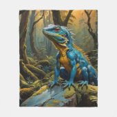 Jonas Lizard Fleece Deken (Voorkant)