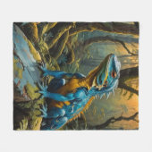 Jonas Lizard Fleece Deken (Voorkant (Horizontaal))