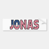 Jonas Name Vorname USA Aufkleber Sticker Auto (Voorkant)