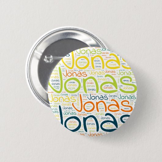 Jonas Ronde Button 5,7 Cm (Voorkant /achterkant)