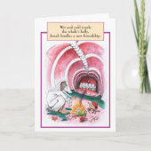 Jonas Whale Biblical Birthday Card Kaart (Voorkant)