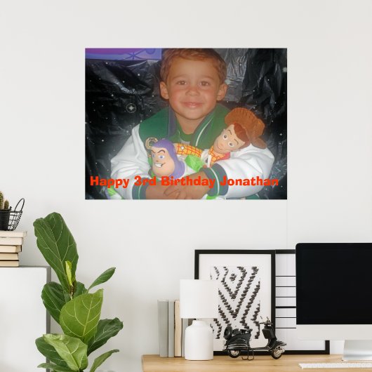 Jonathan 3de dag Buzz Poster (Thuiskantoor)