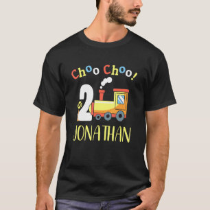 Jonathan Choo Choo Two Train 2nd Birthday Turning T-shirt
