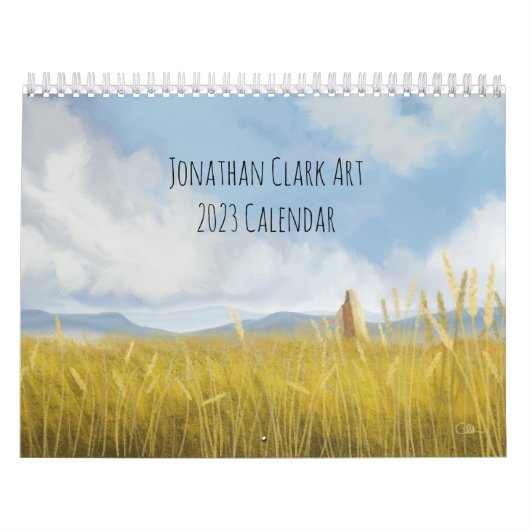 Jonathan Clark Art 2023 Agenda Kalender (Hoes)