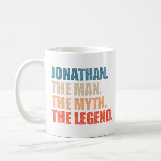 Jonathan De Man De Mythe De Legende Koffiemok (Links)