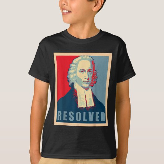 Jonathan Edwards Resolved Calvinist Reformed  T-shirt (Voorkant)