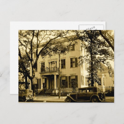 Jonathan Emanuel Mansion, Mobile Alabama Briefkaart (Voorkant / Achterkant)