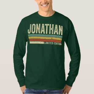 Jonathan Gift Name Persoonlijke Funny Retro T-shirt
