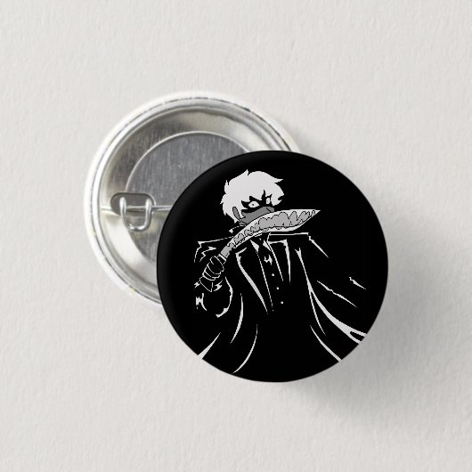 Jonathan Harker de Kukri Cryptid Button (Voorkant /achterkant)