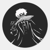 Jonathan Harker de Kukri Cryptid Sticker (Voorkant)