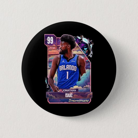 Jonathan Isaac 99 Dark Kaart HD Ronde Button 5,7 Cm (Voorkant)