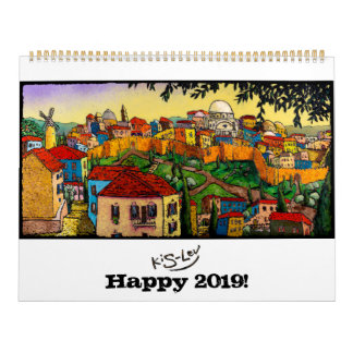 Jonathan Kis-Lev Art Calendar 2019 Kalender