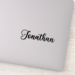 Jonathan Name - Handgeschreven kalligrafie Sticker