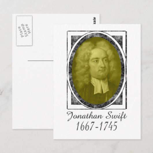 Jonathan Swift Briefkaart (Voorkant / Achterkant)