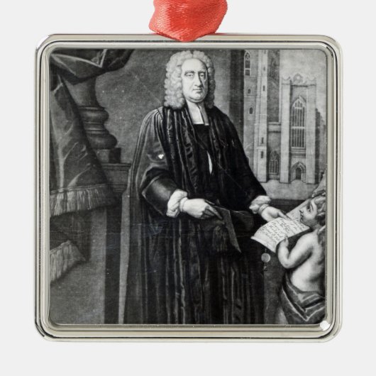 Jonathan Swift, gegraveerd door Andrew Miller, 174 Metalen Ornament (Voorkant)