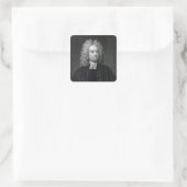 Jonathan Swift Vierkante Sticker (Tas)